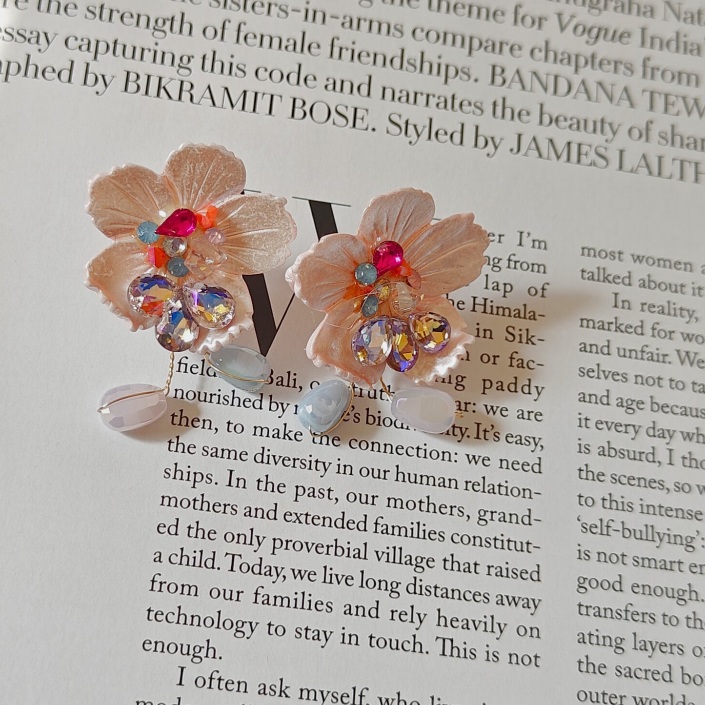 Garden of eden edit - peach studs