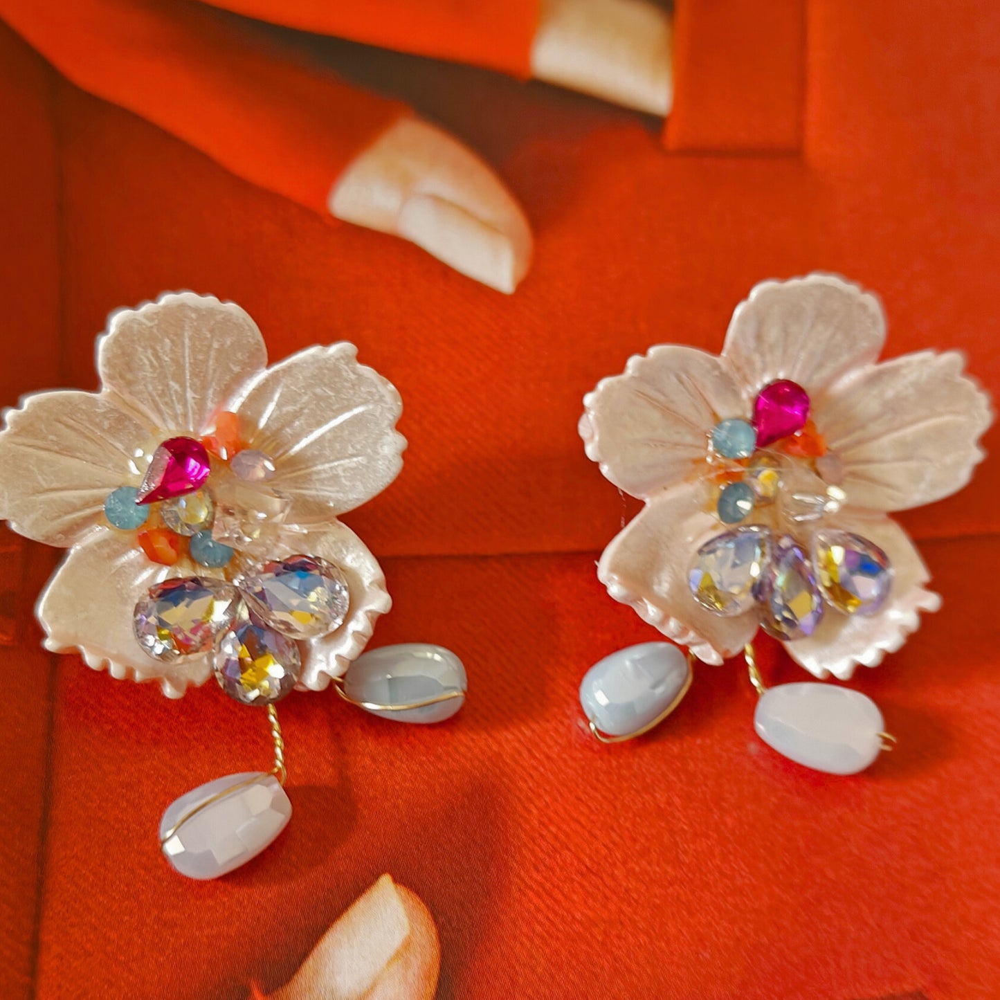Garden of eden edit - peach studs
