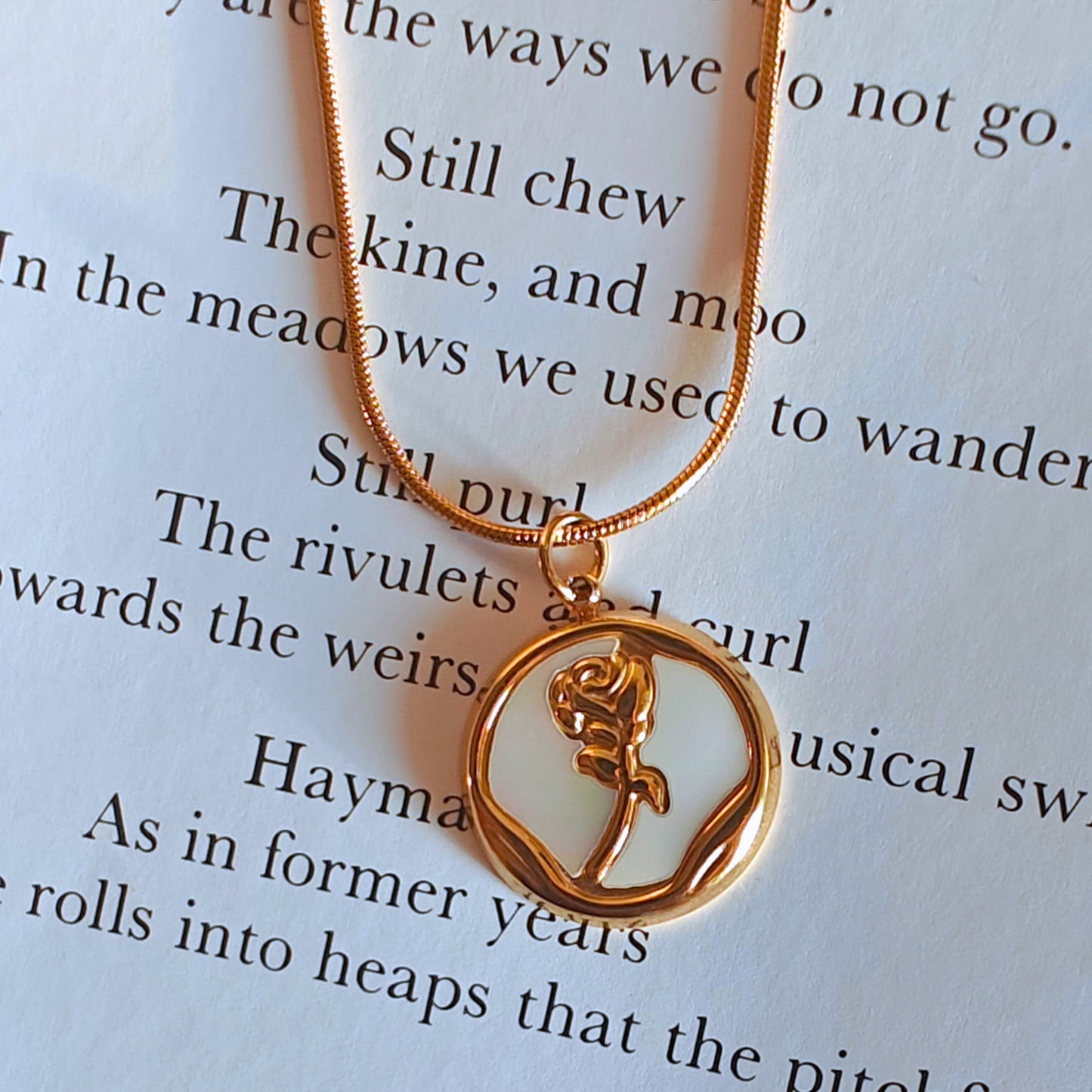 Rose On You Necklace