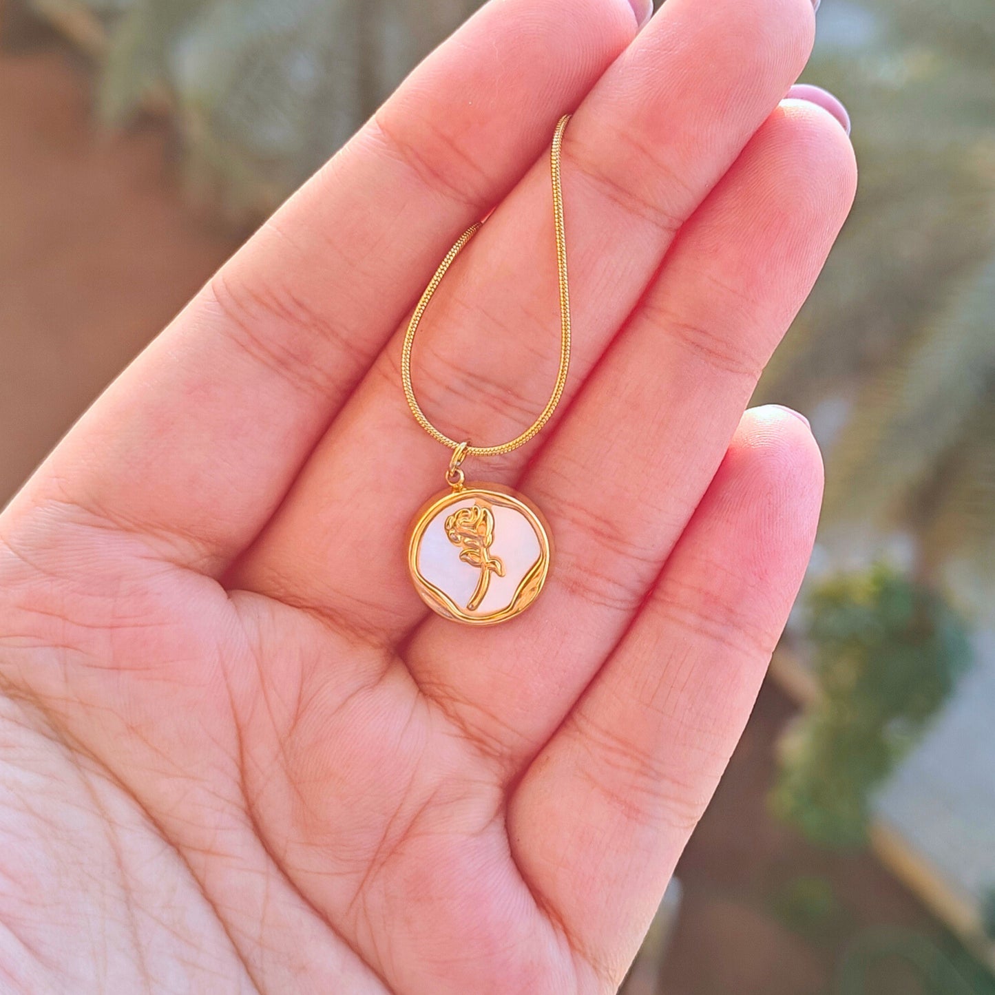 Rose On You Necklace