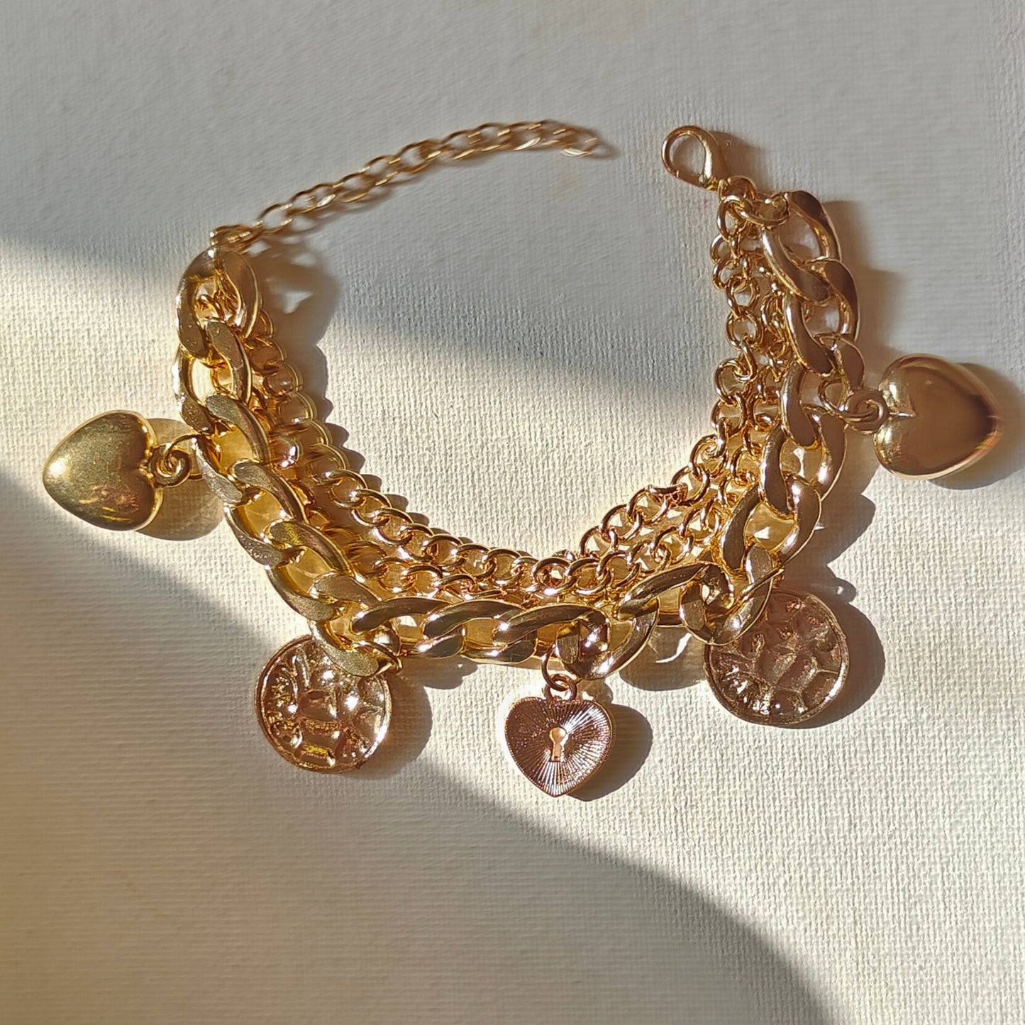 Take my heart - Gold Bracelet