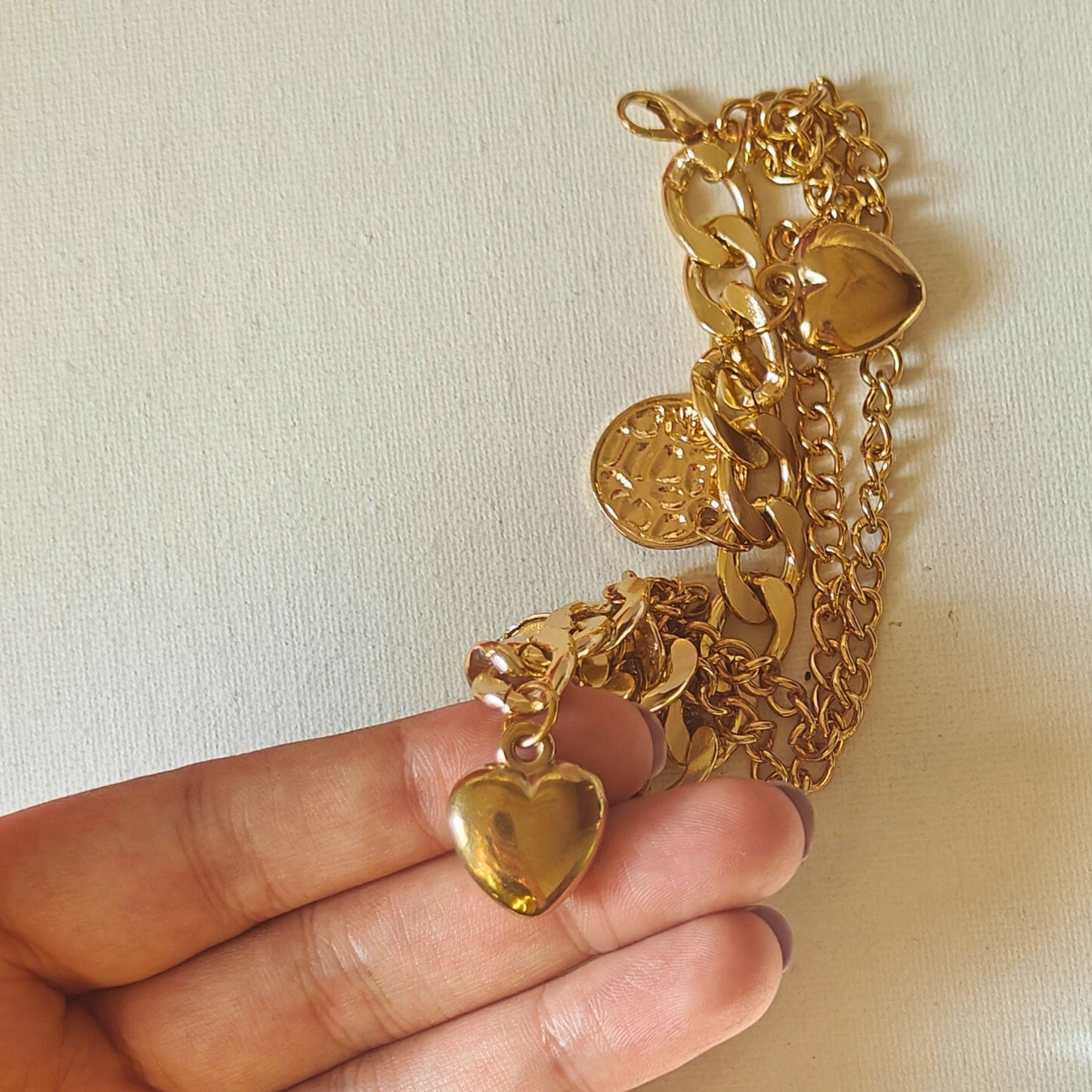 Take my heart - Gold Bracelet