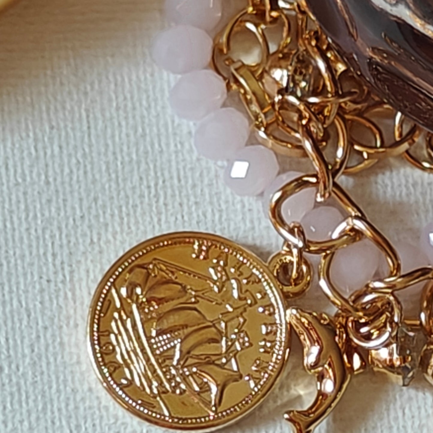 Victorian Era Of Charms Bracelet