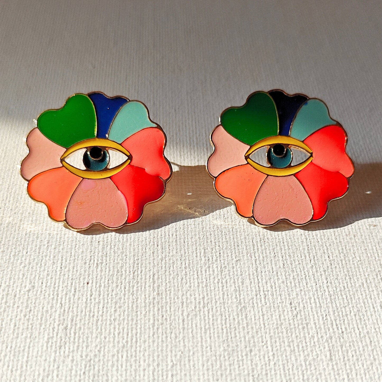 Eyes on you statement studs