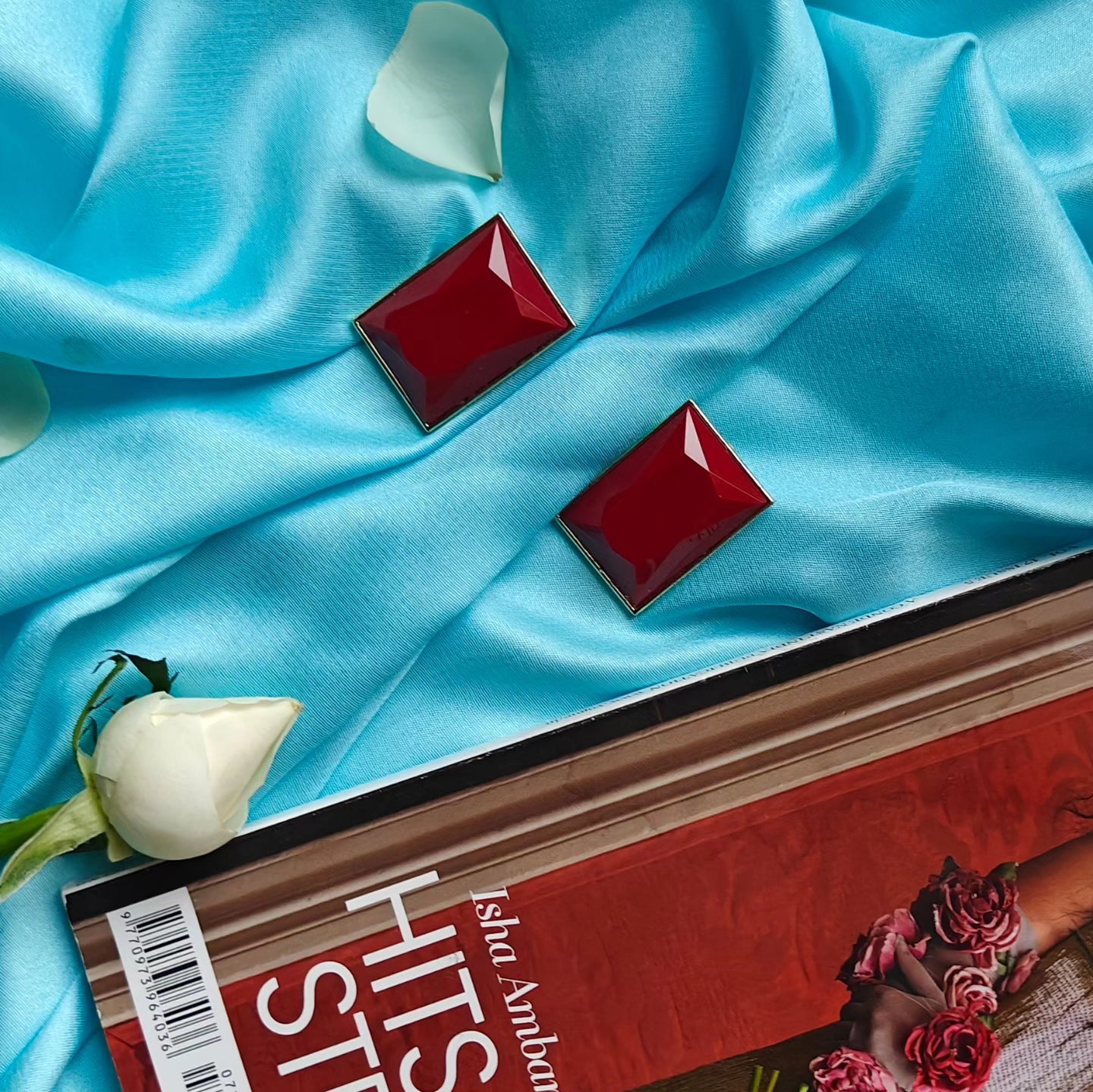 The Heart of Stone Earrings Edit: Red Showstopper Studs