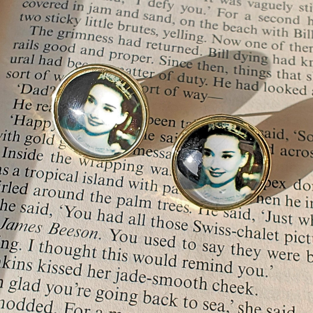 Audrey Hepburn studs (Limited edition) 2 left in stock