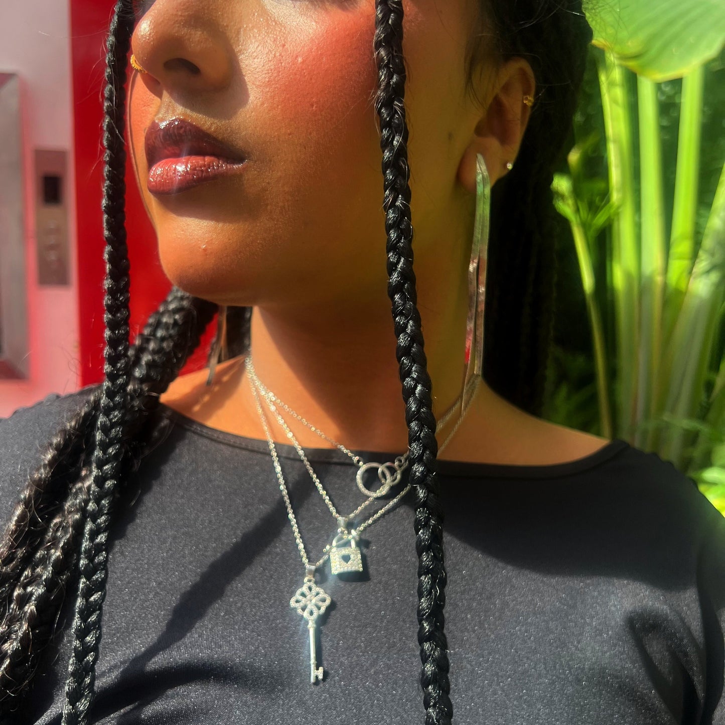 Key to your heart & lock my feelings necklace