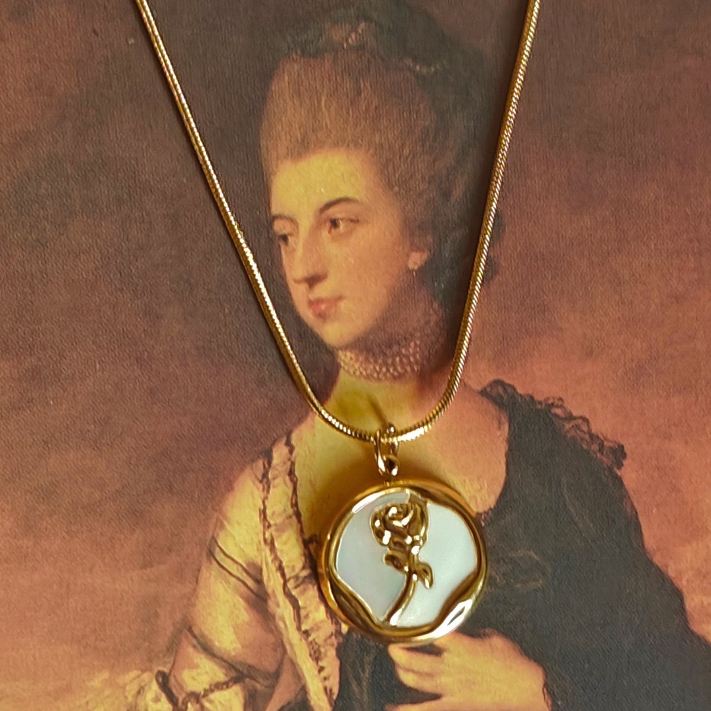 Rose On You Necklace