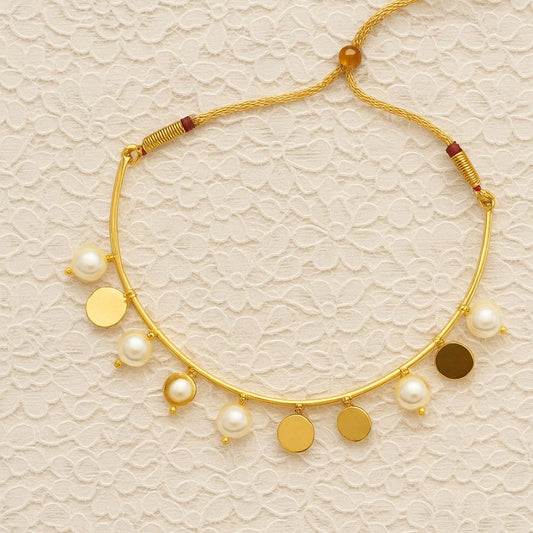 Golden seed choker set